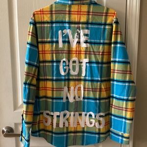 New Cakeworthy Disney Pinocchio I’ve Got No Strings Medium Flannel